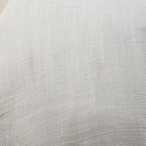 Oriental Womens Painted Small White Midi Tank Dress Loose Fit - Picture 6 of 12